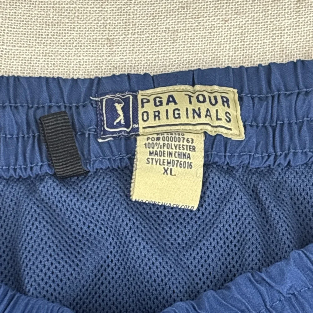 PGA Tour Originals Shorts Mens XL Cargo Swim‎ Trunks Mesh Lined Polyester Golf